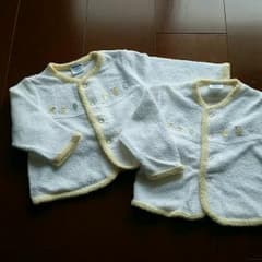 familiar 60～75cm カーディガン☆2着セットのサムネイル