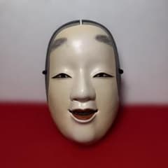能面　小面　彤雲　伝統工芸品　木彫　インテリア ハ*1様 能面 小面 彤雲 伝統工芸品 木彫 インテリア - メルカリ