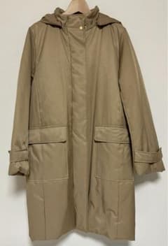【新品・定価31,900円】自由区ジユウク　ミリタリーロングコート ベージュ　Mのサムネイル