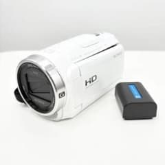 SONY HDR-CX680 ホワイト ビデオカメラ本体 動作確認済 SONY HDR-CX680 ホワイト ビデオカメラ ハンディカム 動作未確認