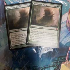 MTG Worldspine Wurm 世界棘のワーム 2枚セットのサムネイル
