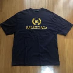 BALENCIAGA ダークネイビー　Tシャツ