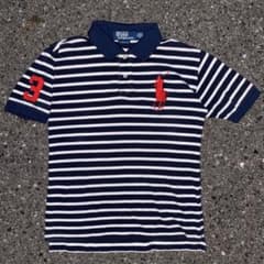 90s Polo by Ralph Lauren ビックポニー ボーダー ポロ - メルカリ