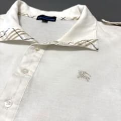 BURBERRY BLUE LABEL ポロシャツ ホワイト Lサイズのサムネイル