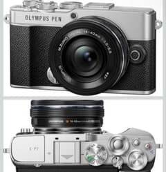 OLYMPUS ミラーレス一眼カメラ シルバー OLYMPUS PEN ミラーレス一眼 シルバー セット - メルカリ
