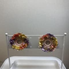 Fillyjonk 花冠デザイン ピアス 約3.5cm