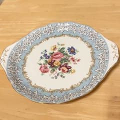 英国製】ロイヤルアルバート エンチャントメント B&Bプレート 取手