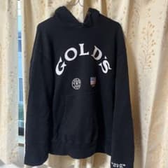 GOLD'S GYM パーカー ブラック プルオーバーのサムネイル