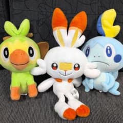 갈랄 미카야 사르노리 & 히바니 & 메손 봉제인형 포켓몬 센터 정규품
