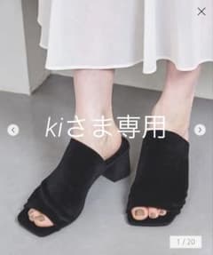 UNITED ARROWS ワイドスクエア ミュール　37ブラック UNITED ARROWS ワイドスクエア ミュール 37ブラック UNITED ARROWS