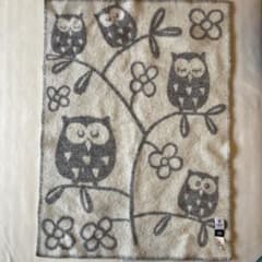 KLIPPAN クリッパン owl ウール ミニブランケット 65x90のサムネイル