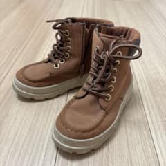 キッズ ブーツ ブラウン サイドジップ H&M 17.5cmのサムネイル