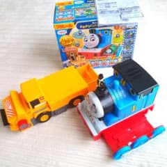 プラレール　顔が動くよ！おしゃべりビッグトーマス　トミカ工事車両セットのサムネイル