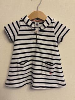 PETIT BATEAU ストライプ ワンピース 6mのサムネイル