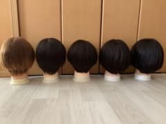 カットウィッグ5体のサムネイル