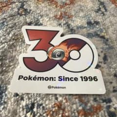 포켓몬 30주년 기념 스티커 Pokémon Since 1996