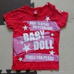 ベビードール女の子 Tシャツ90のサムネイル