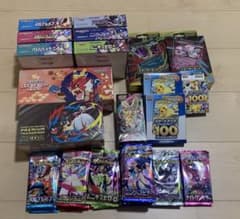 ポケモンカード 引退品まとめ 未開封ボックス 未開封パック シングル