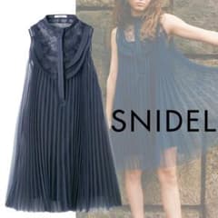 SNIDELスナイデル オーガンザプリーツミニドレス 0 - メルカリ