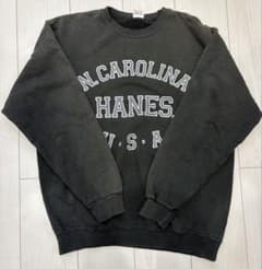 Hanes N. CAROLINA スウェット ブラックのサムネイル
