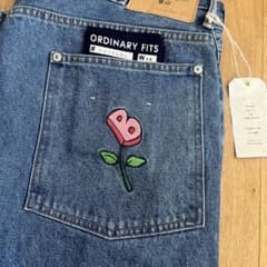ORDINARY FITS balansa W34 ストレートデニム - メルカリ