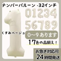 24h以内発送★ナンバーバルーン １ 数字 誕生日 32インチ　フォト