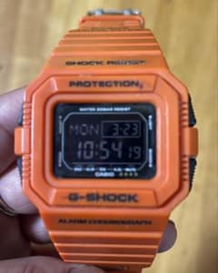 ★お値下げしました★G-SHOCK デジタル腕時計 オレンジのサムネイル