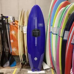新品格安O&Eイージーライダーソフトボード6'6ネイビー52Lフィン付き