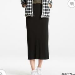 ★kana様専用★UNIQLO　メリノブレンドリブスカートのサムネイル