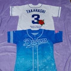 高橋周平選手　沖縄ユニフォームとドラゴンズユニフォームせっとのサムネイル