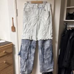 GUAPI カーゴ デニムパンツ 30サイズのサムネイル