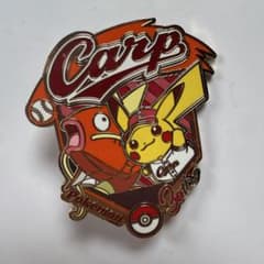 カープオリジナル ポケモンピンバッジ ピカチュウ - メルカリ