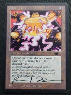 mtg 超稀少 サインド 初版 呪われた拷問台 英語版 atq mtg 超稀少 サインド 初版 呪われた拷問台 英語版 atq - メルカリ