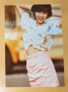 【激レア】斉藤慶子　生写真　昭和　80年代のサムネイル