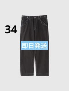 新品】Schott ショット ヒッコリーデニム ブラック サイズ 34 - メルカリ