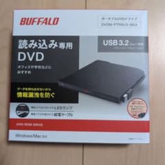 新品　BUFFALO DVD-ROMドライブ DVSM-PTR8U3-BKAのサムネイル