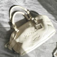【PRADA】プラダ 本革 ハンドバッグのサムネイル