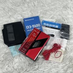 希少 SANYO JJ-F1 カセットプレイヤー 赤 サンヨー ジャンク - メルカリ