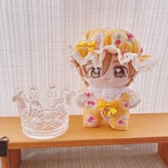 いつぬいサイズ☆イエロー×イチゴチェリー柄♡3点set☆あんスタぬい服