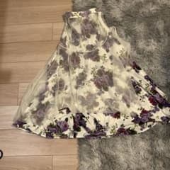 フラワープリント フレアスカート DANCE by Cheer フラワープリント フレアスカート DANCE by Cheer - メルカリ
