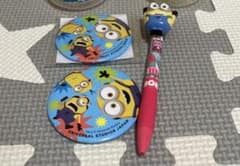 ミニオンズ　ユニバ缶バッジ ・ユニバミニオンズペン
