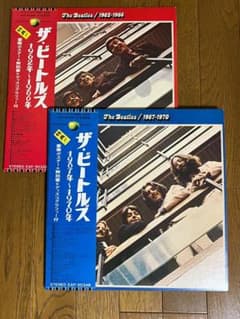 The Beatles/赤盤 青盤 レコード セット（4枚） ビートルズ - メルカリ