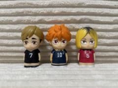 日向翔陽　孤爪研磨　宮侑　ミニフィギュアセットのサムネイル