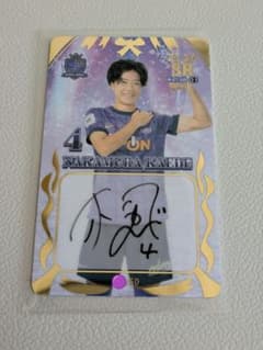 SR 中村 楓 直筆サインカード オンサイト サンフレッチェ広島レジーナ
