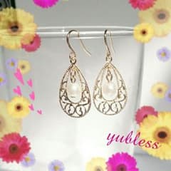 【ハンドメイド】涼しげパールピアス♡のサムネイル