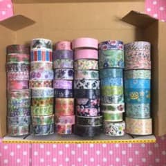 パンタKO様専用/花柄 マスキングテープセットのサムネイル