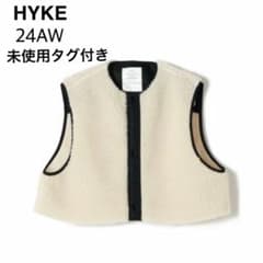 タグ付き✨24AW HYKE FAUX SHERING VEST ボアベスト - メルカリ
