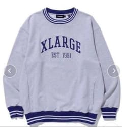 X-LARGE スウェット　完売品(再販無)グレー✖️ブルーのサムネイル