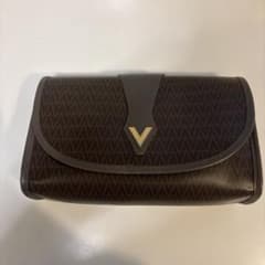 MARIO VALENTINO クラッチバッグ Vロゴ ブラウンのサムネイル