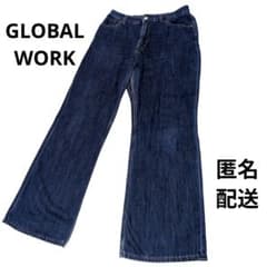 GLOBAL WORK デニムパンツ インディゴ L